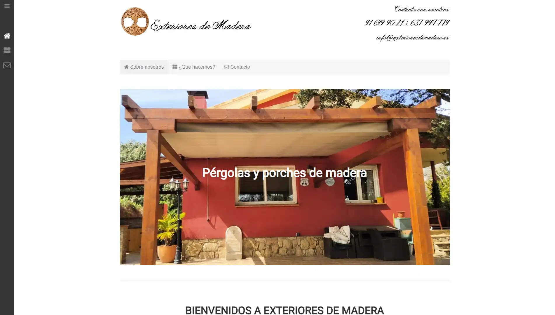 Web Exteriores de Madera